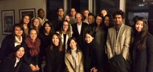 MBA CEO Xavier Romatet (MBA '86) welcomes HEC Paris students during the Luxury Club’s Trek to Paris