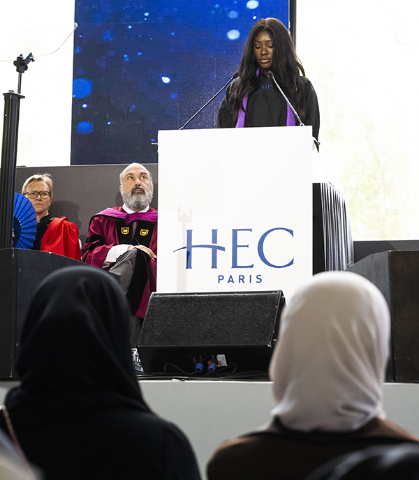 Olamide Ahmed, MBA’22, read the HEC Paris Student Mission Statement